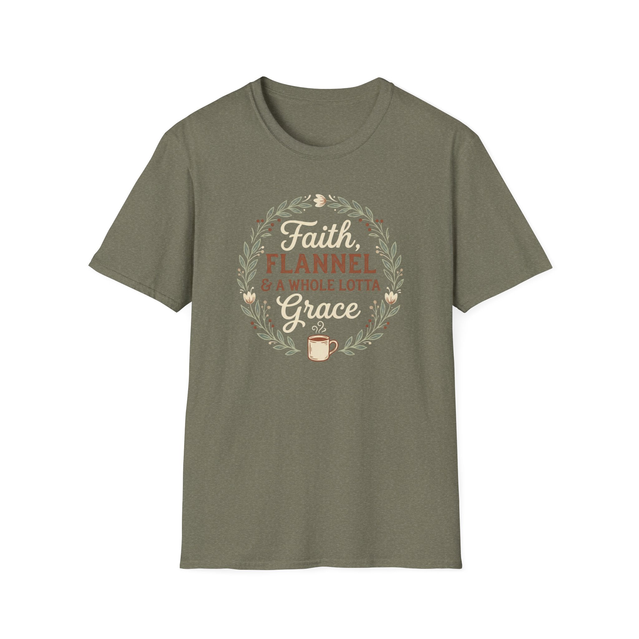 Faith, Flannel, and Grace T-Shirt