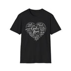 God is Love Heart T-Shirt