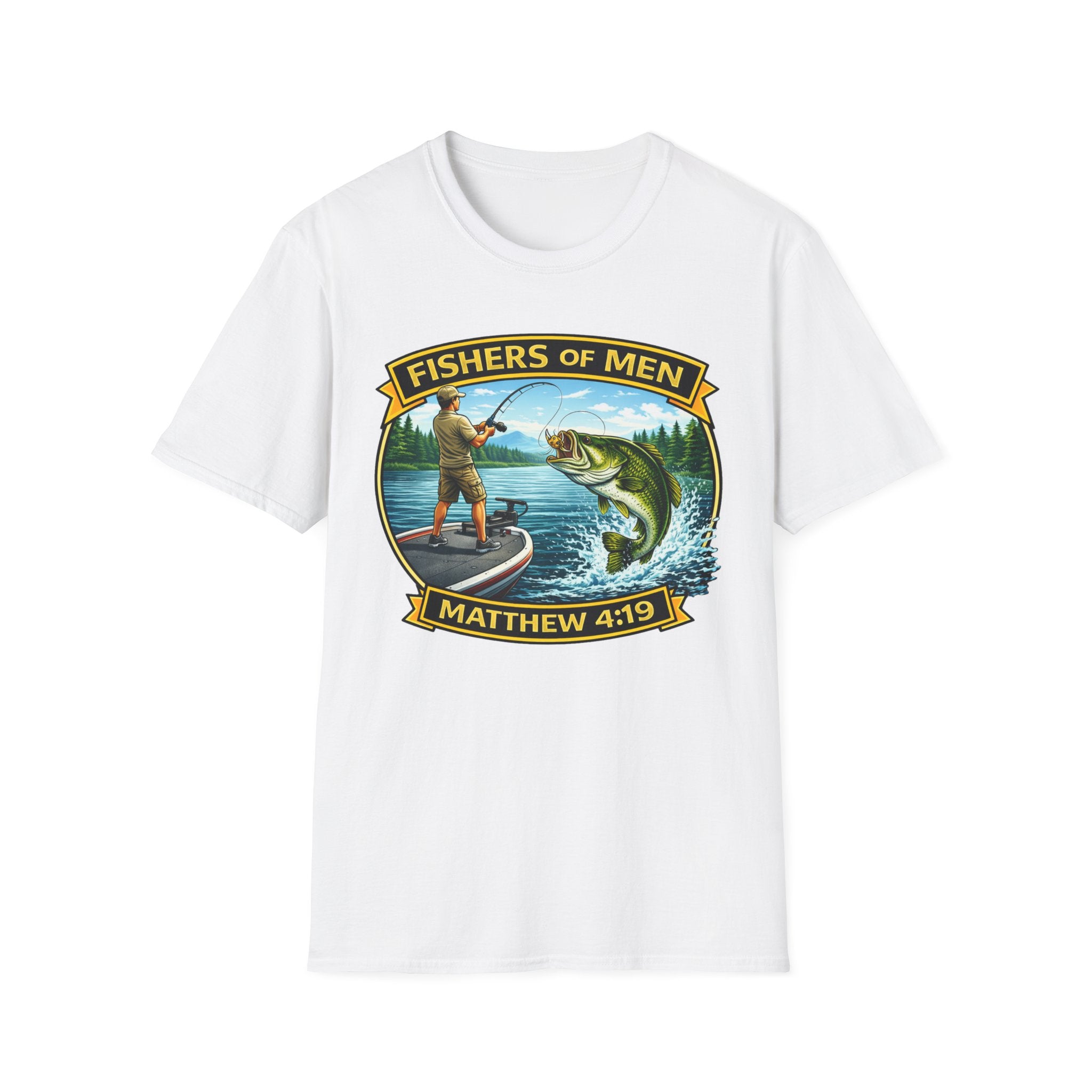 Fishers of Men Bass Fishing T-Shirt