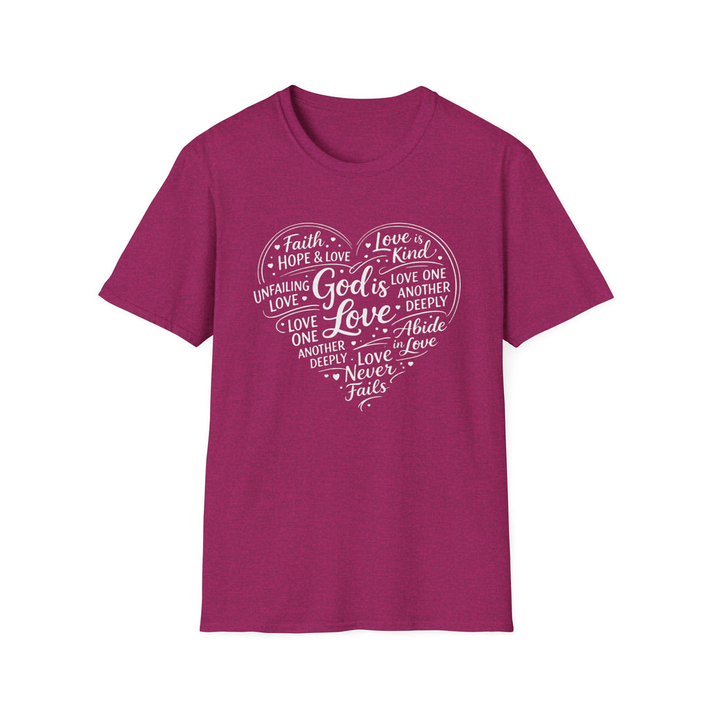 God is Love Heart T-Shirt