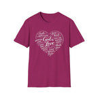 God is Love Heart T-Shirt