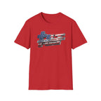 Tilt Industrial American Flag Softstyle T-Shirt