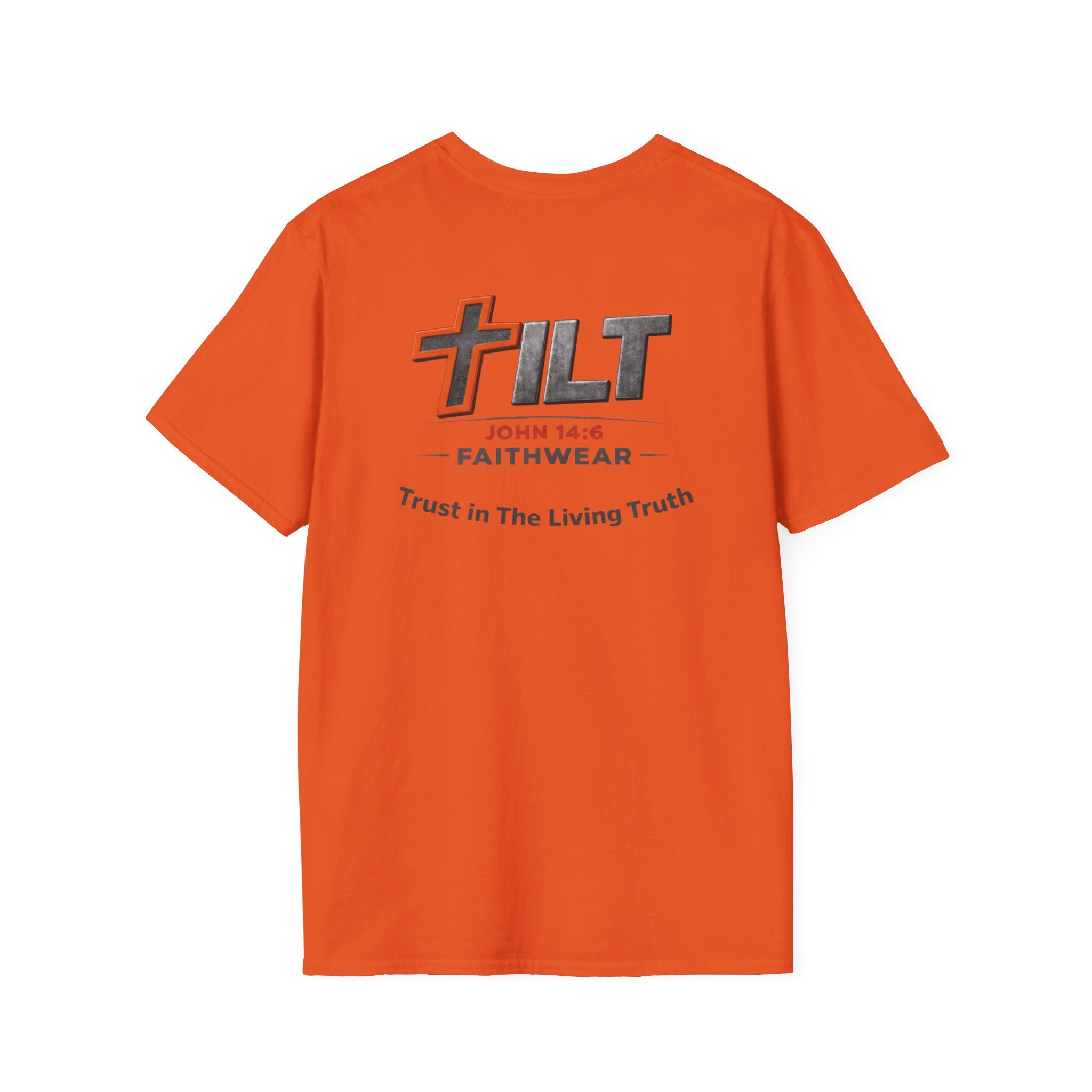 TILT Faithwear T-Shirt — "Walk in The Living Truth" Christian Tee
