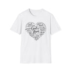 God is Love Heart T-Shirt