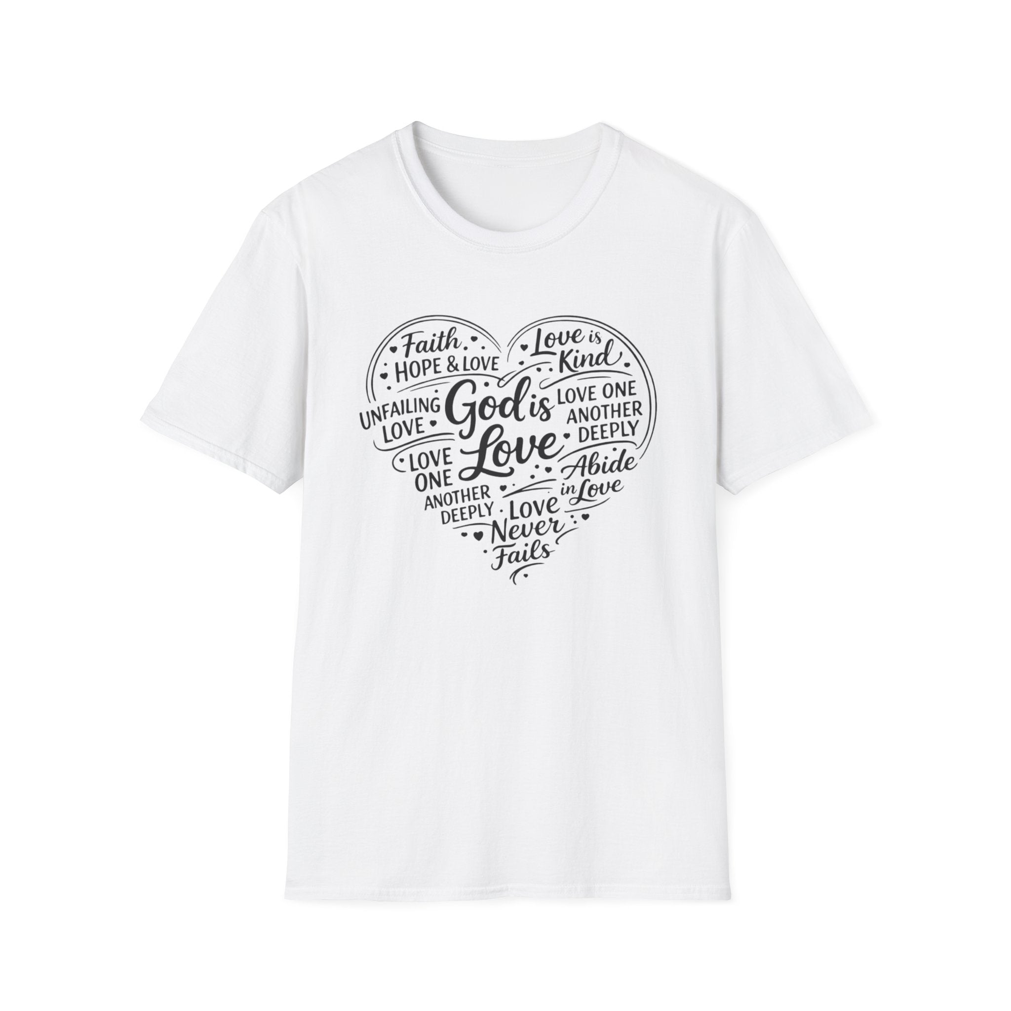 God is Love Heart T-Shirt