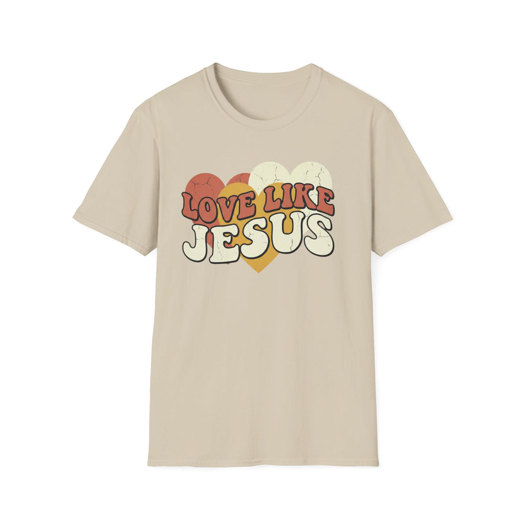 Love Like Jesus Groovy T-Shirt