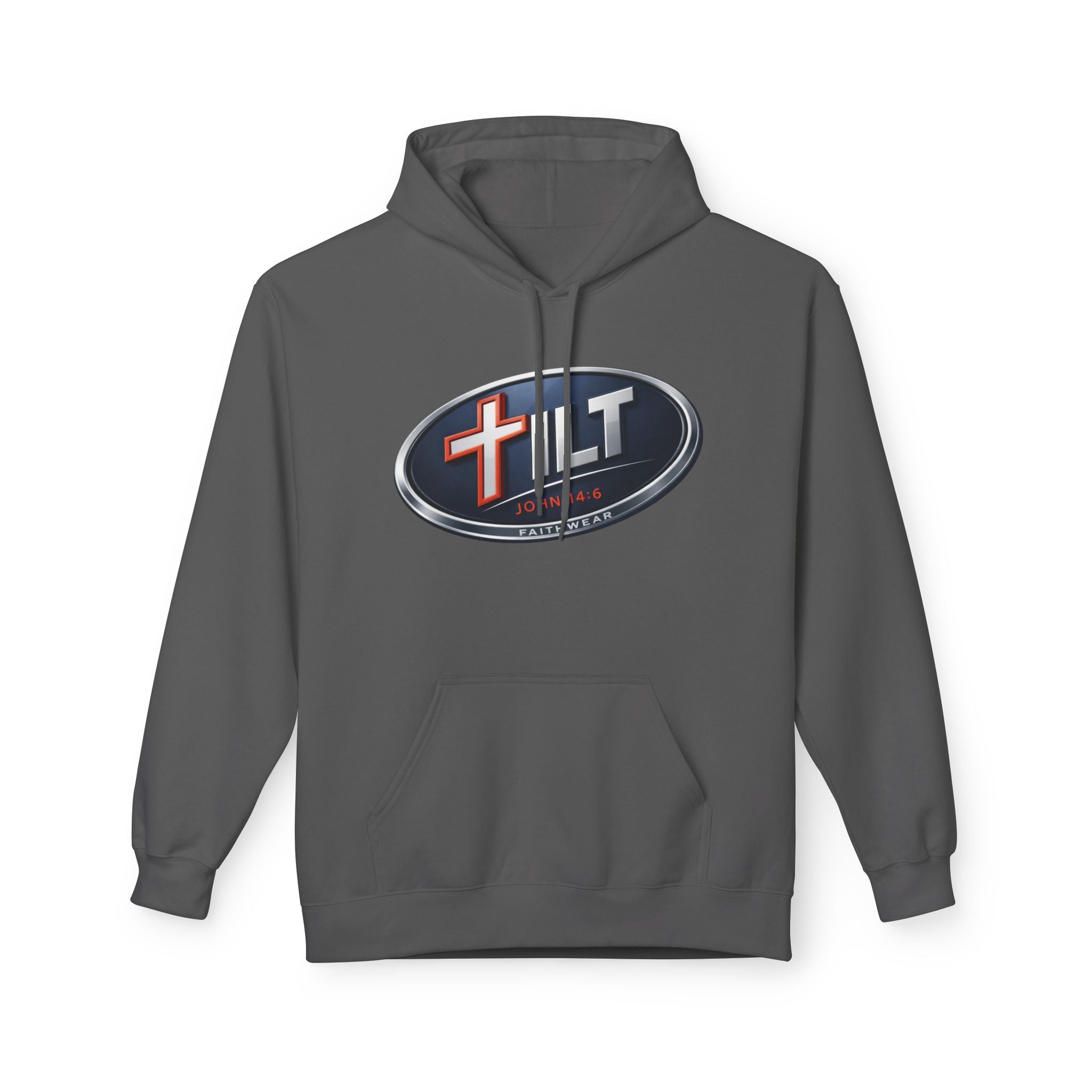 TILT Logo  Midweight Softstyle Fleece Hoodie