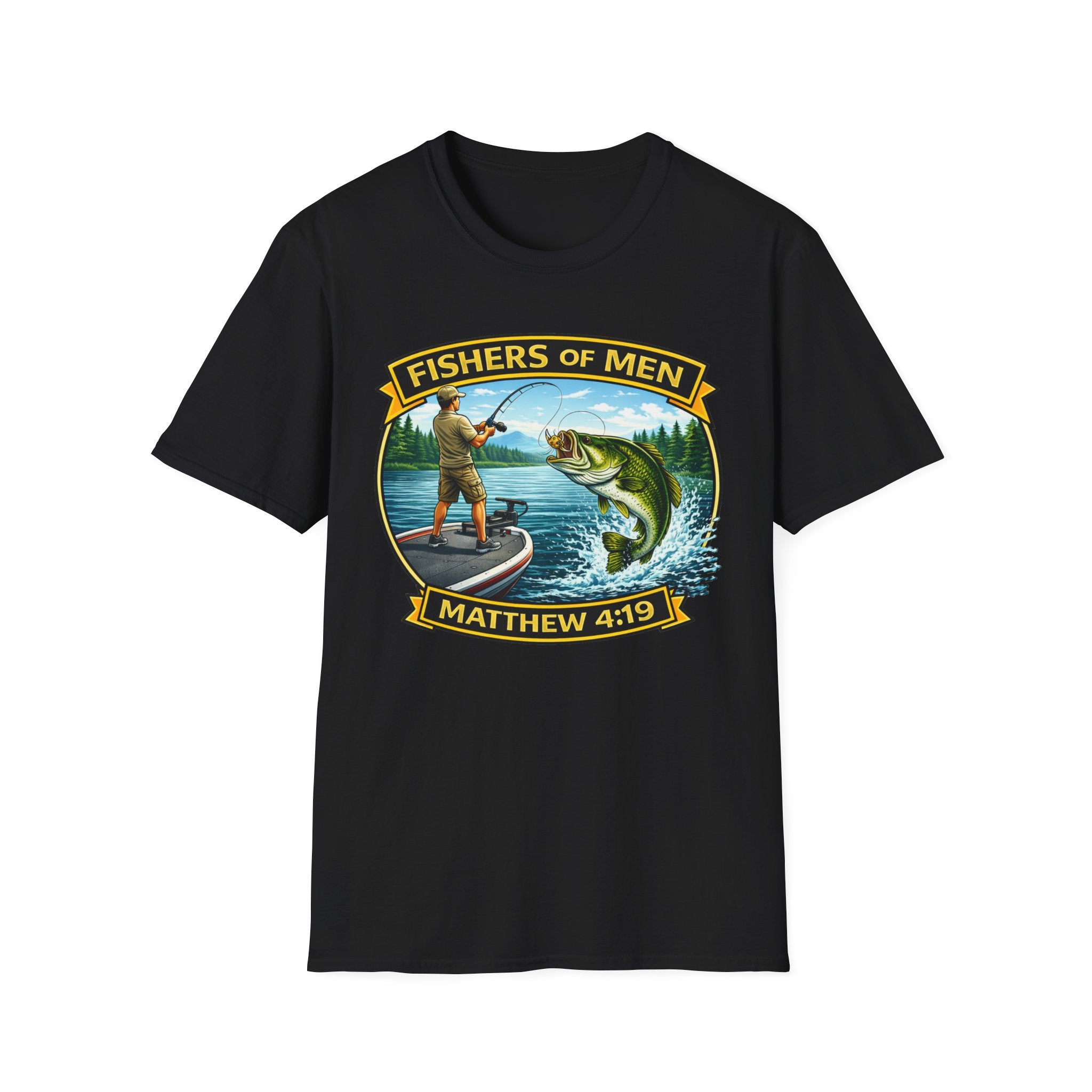 Fishers of Men Bass Fishing T-Shirt