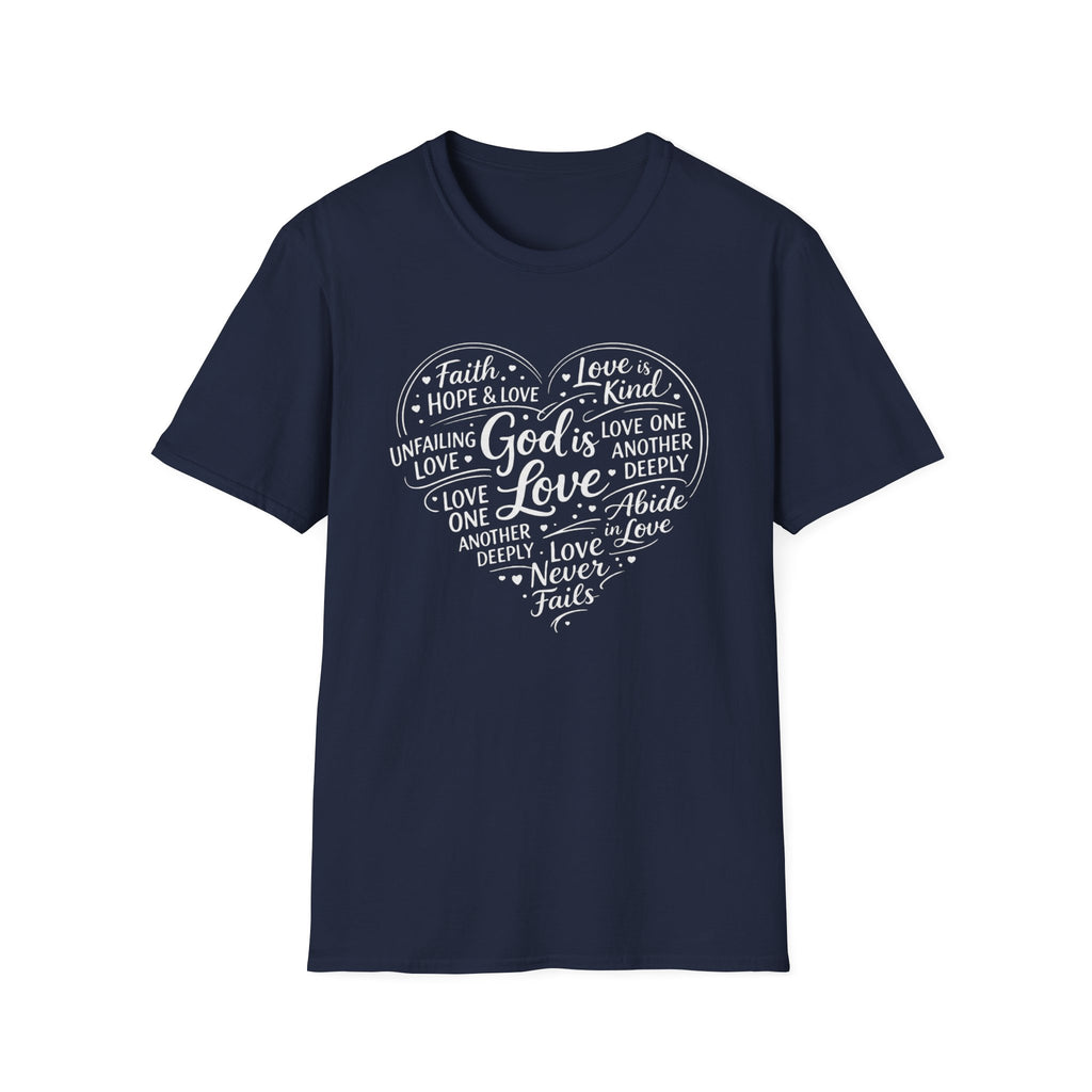 God is Love Heart T-Shirt