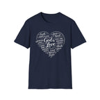 God is Love Heart T-Shirt