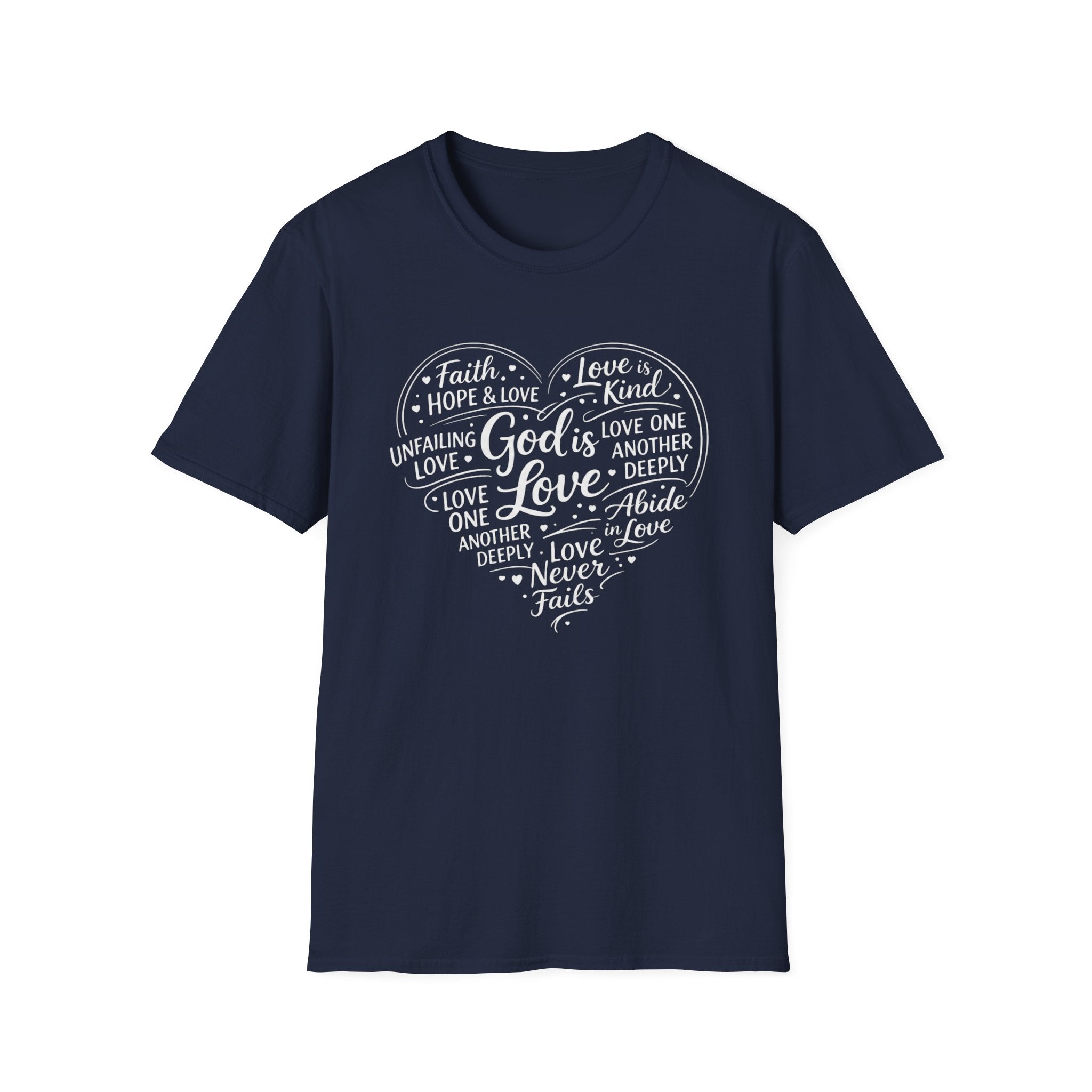 God is Love Heart T-Shirt