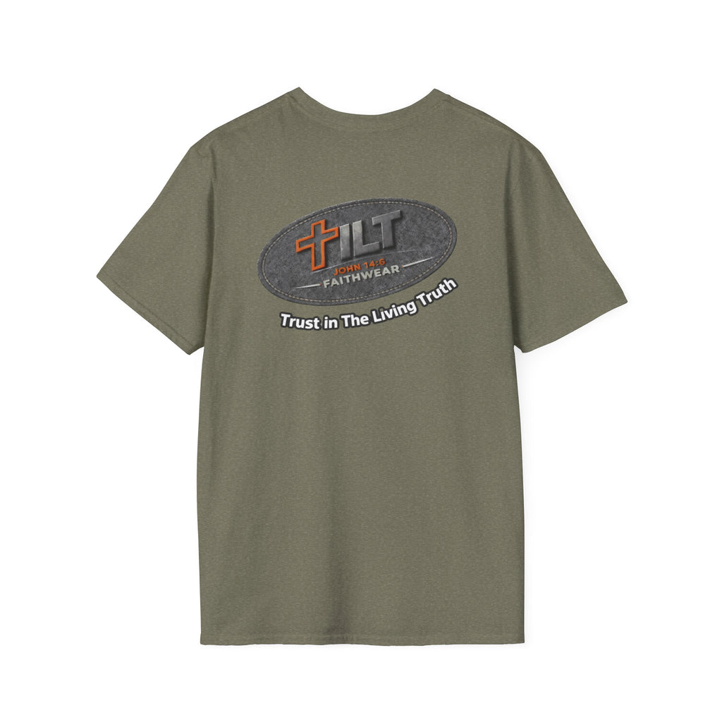 Christian Faith T-Shirt — "TILT Faithwear: Walk in the Living Truth"