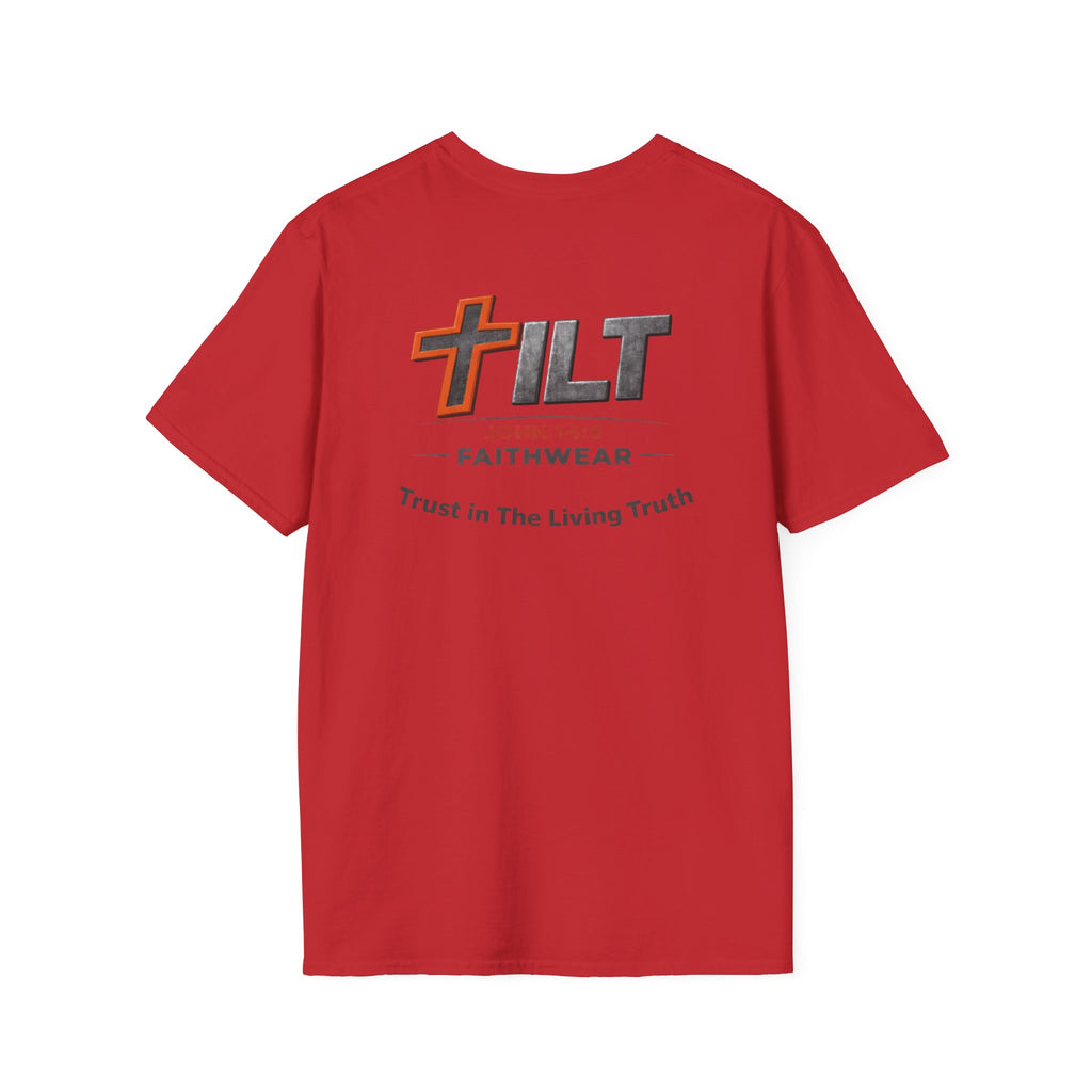 TILT Faithwear T-Shirt — "Walk in The Living Truth" Christian Tee