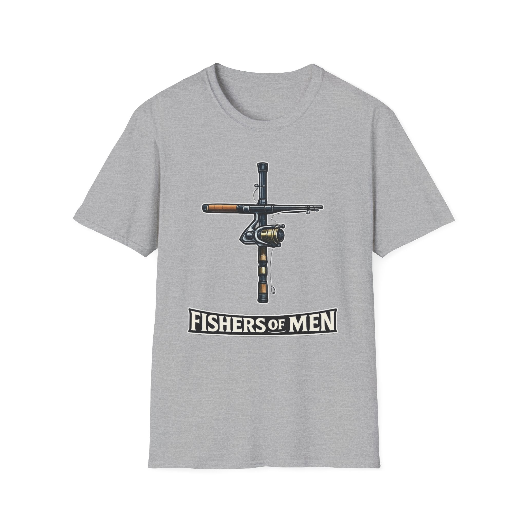 Fishing Pole Cross T-Shirt