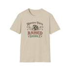 Rooted in Faith, Raised in a Saddle T-Shirt