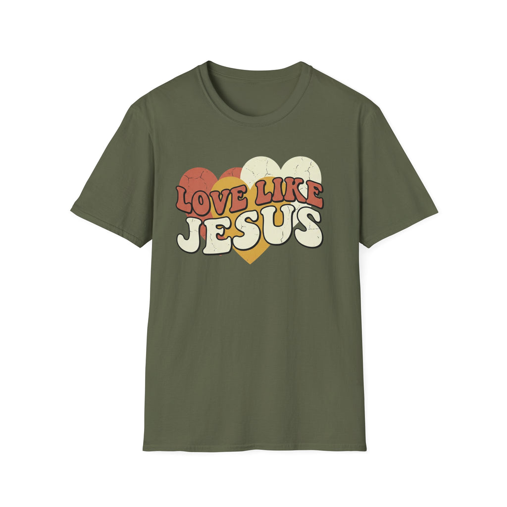 Love Like Jesus Groovy T-Shirt