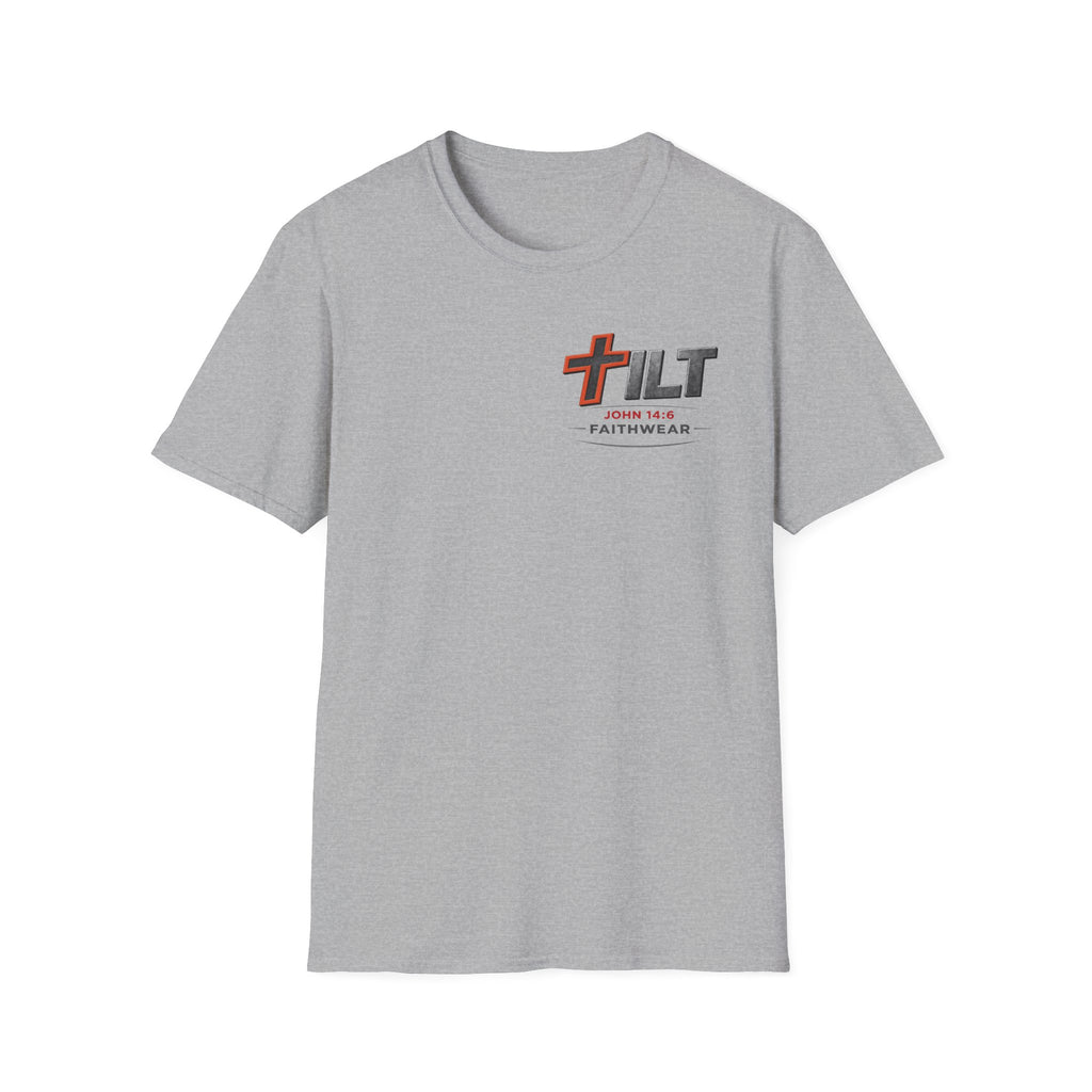 TILT Faithwear T-Shirt — "Walk in The Living Truth" Christian Tee