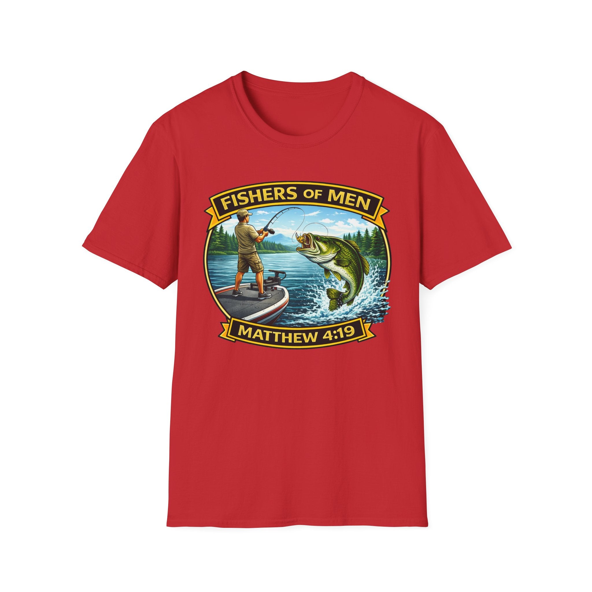 Fishers of Men Bass Fishing T-Shirt