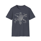 Bike Gear Blueprint T-Shirt — Exploded Cassette Diagram Tee