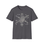Bike Gear Blueprint T-Shirt — Exploded Cassette Diagram Tee