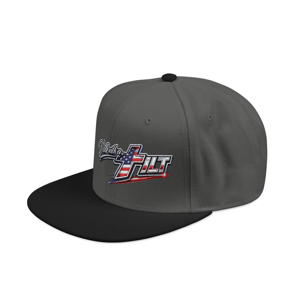 Snapback (Embroidery) Walk with a Tilt