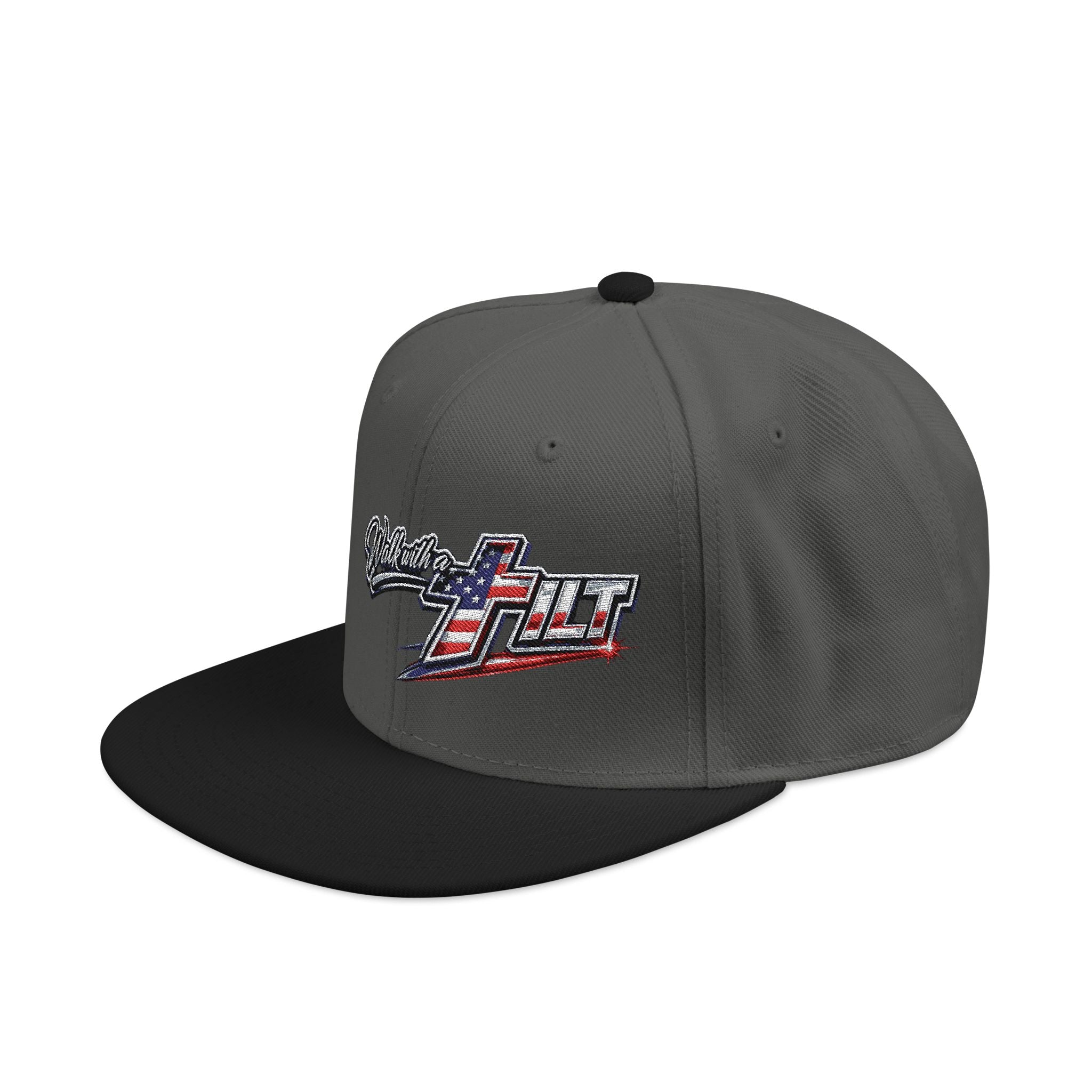 Snapback (Embroidery) Walk with a Tilt
