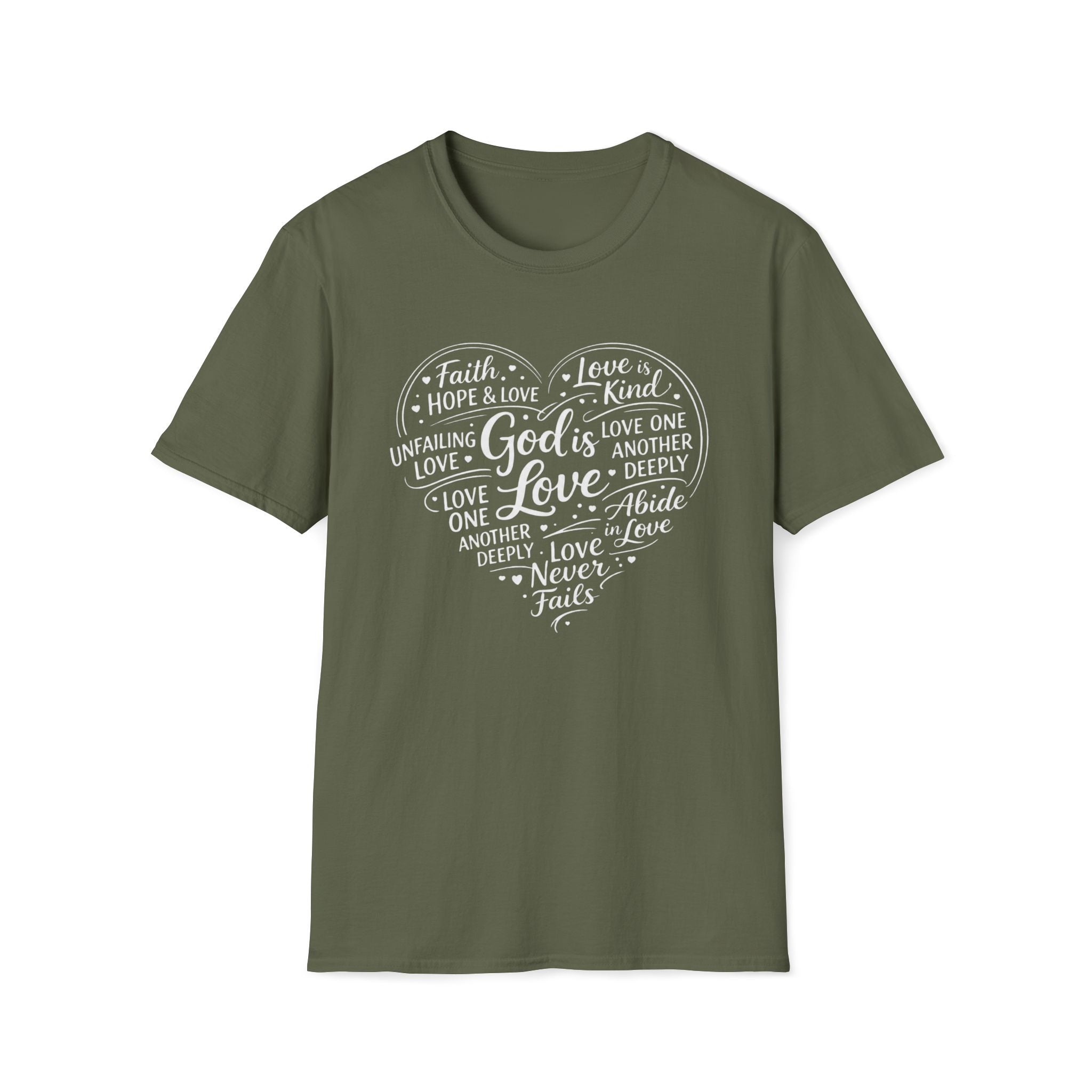 God is Love Heart T-Shirt