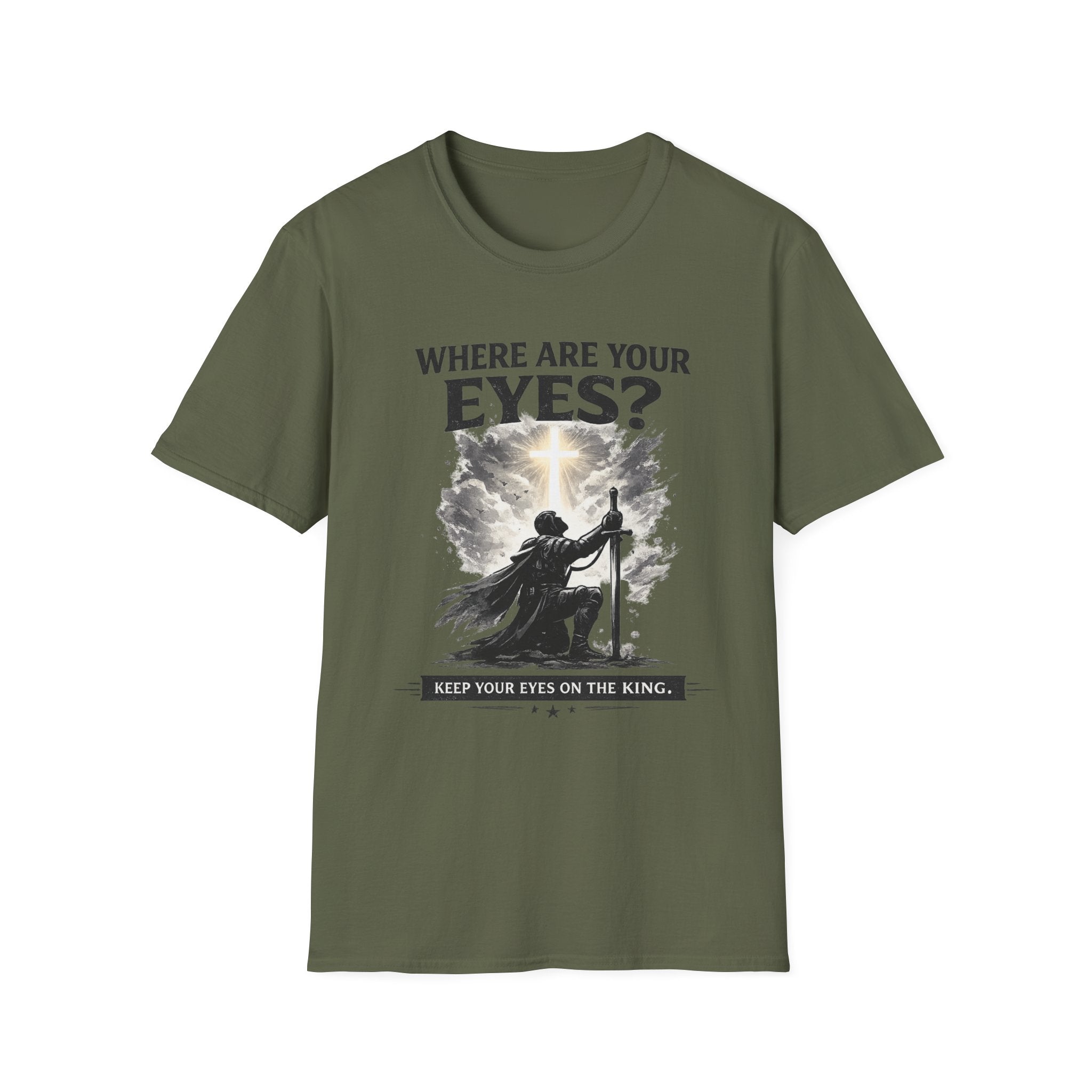 Where Are Your Eyes? Faith Graphic T-Shirt