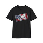 Tilt Rectangle American Flag T-Shirt