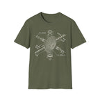 Bike Gear Blueprint T-Shirt — Exploded Cassette Diagram Tee