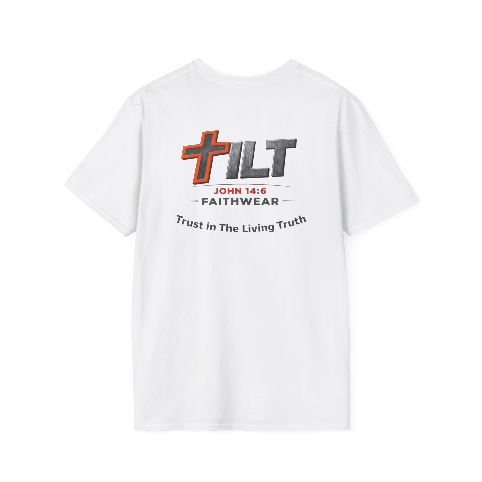 TILT Faithwear T-Shirt — "Walk in The Living Truth" Christian Tee