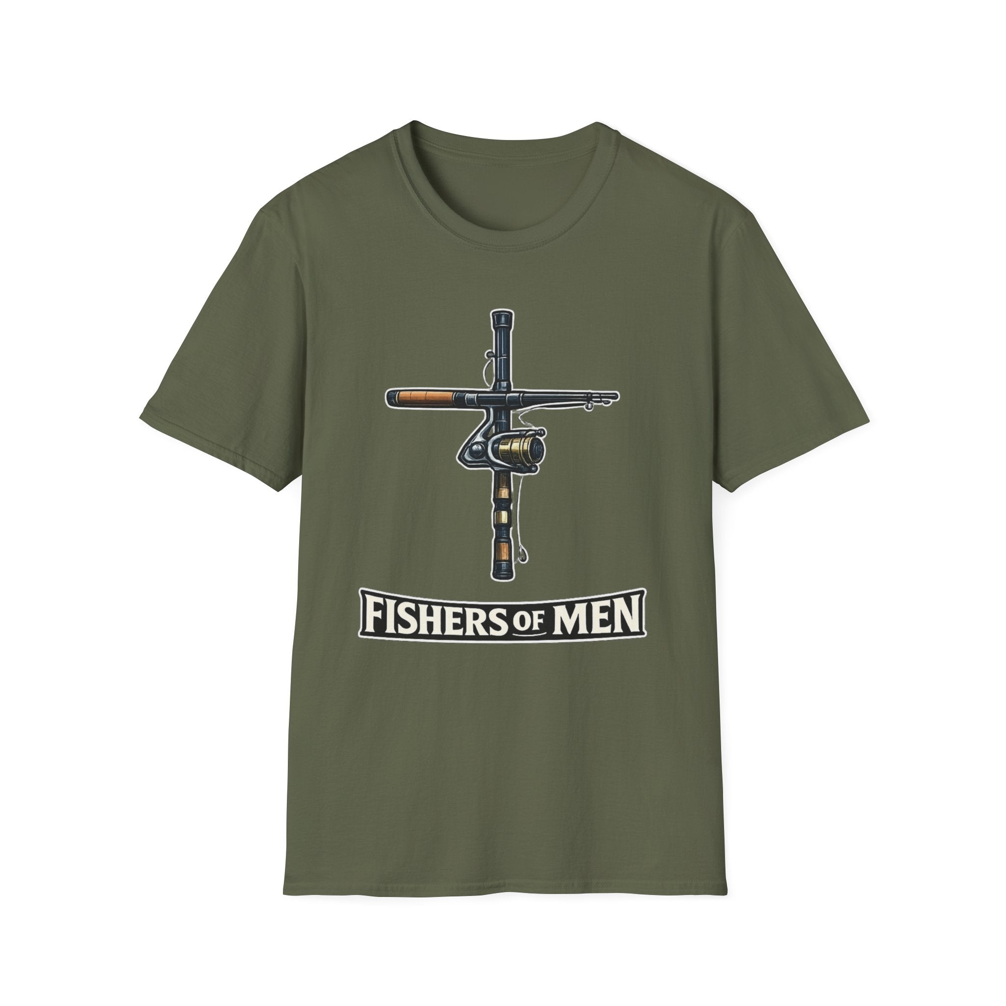 Fishing Pole Cross T-Shirt