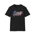 Tilt Industrial American Flag Softstyle T-Shirt