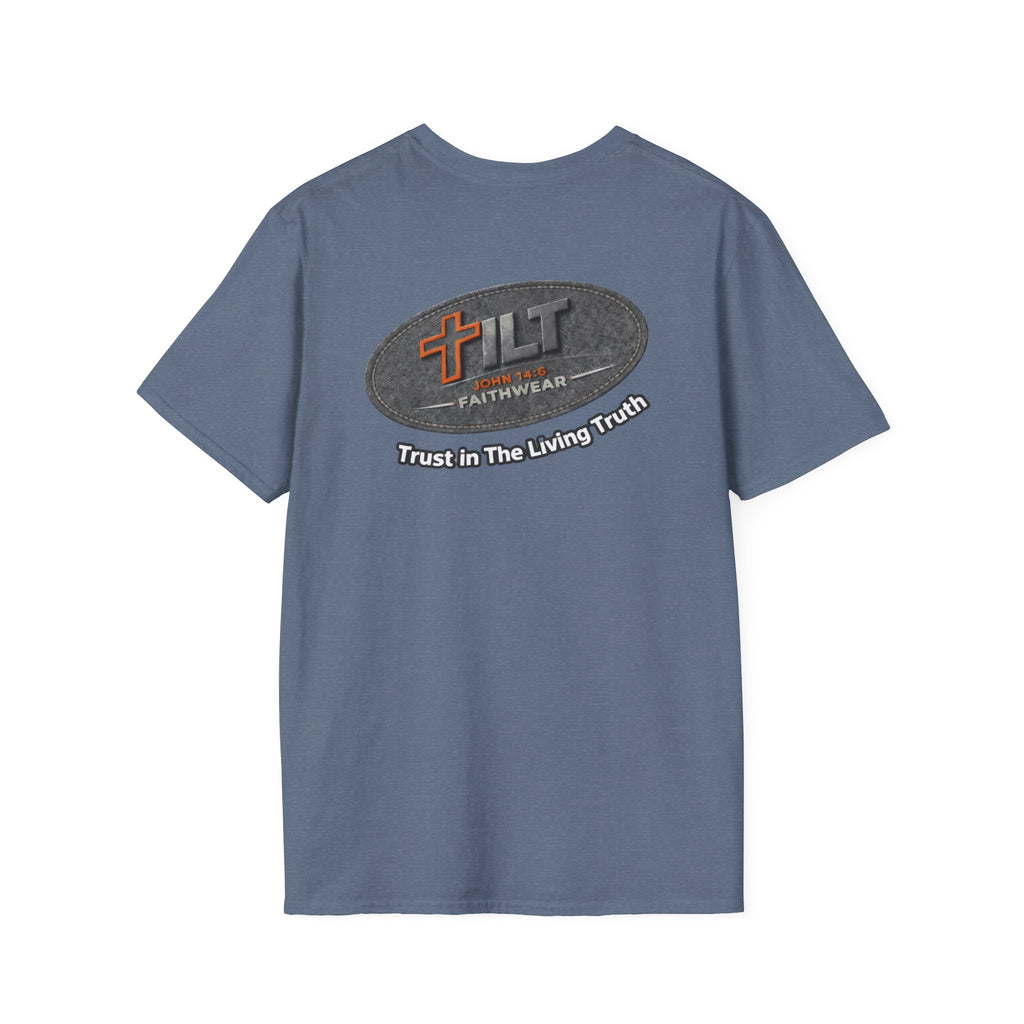 Christian Faith T-Shirt — "TILT Faithwear: Walk in the Living Truth"