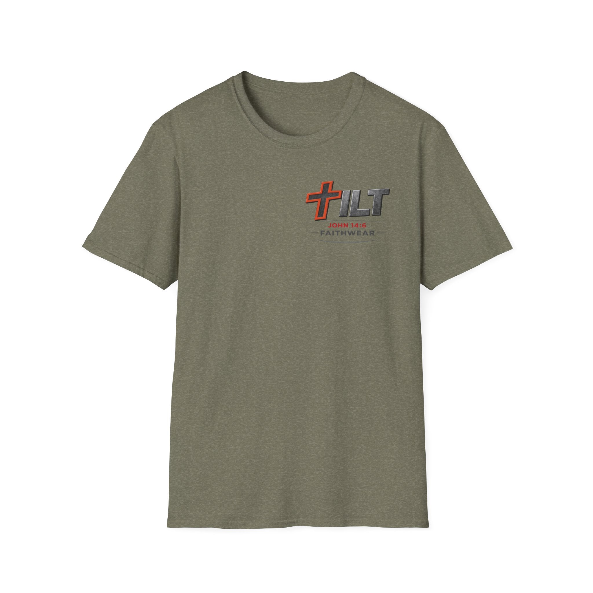 TILT Faithwear T-Shirt — "Walk in The Living Truth" Christian Tee