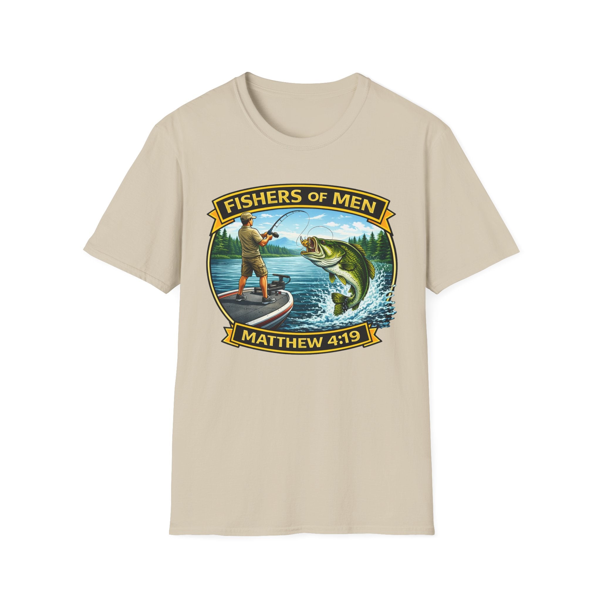 Fishers of Men Bass Fishing T-Shirt