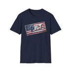 Tilt Rectangle American Flag T-Shirt