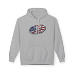 TILT Logo American Flag Midweight Fleece Hoodie