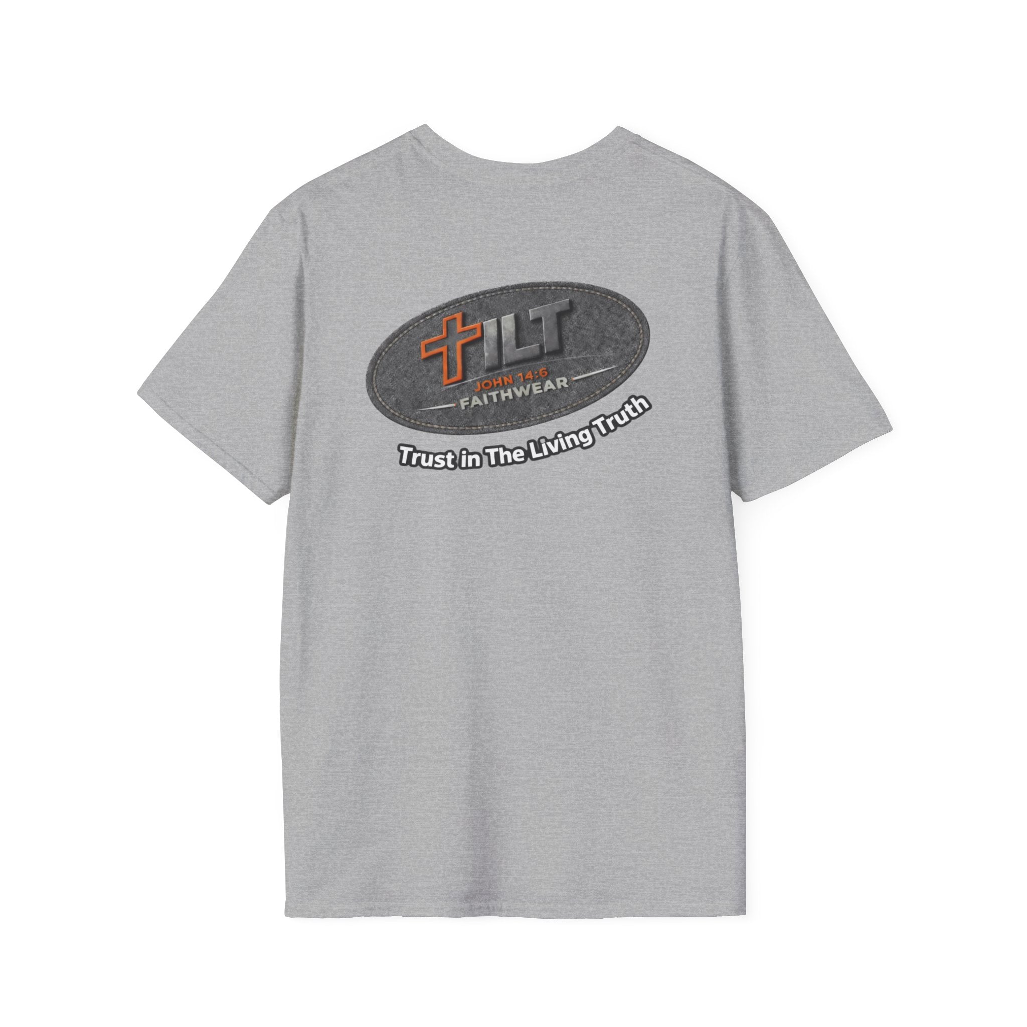 Christian Faith T-Shirt — "TILT Faithwear: Walk in the Living Truth"