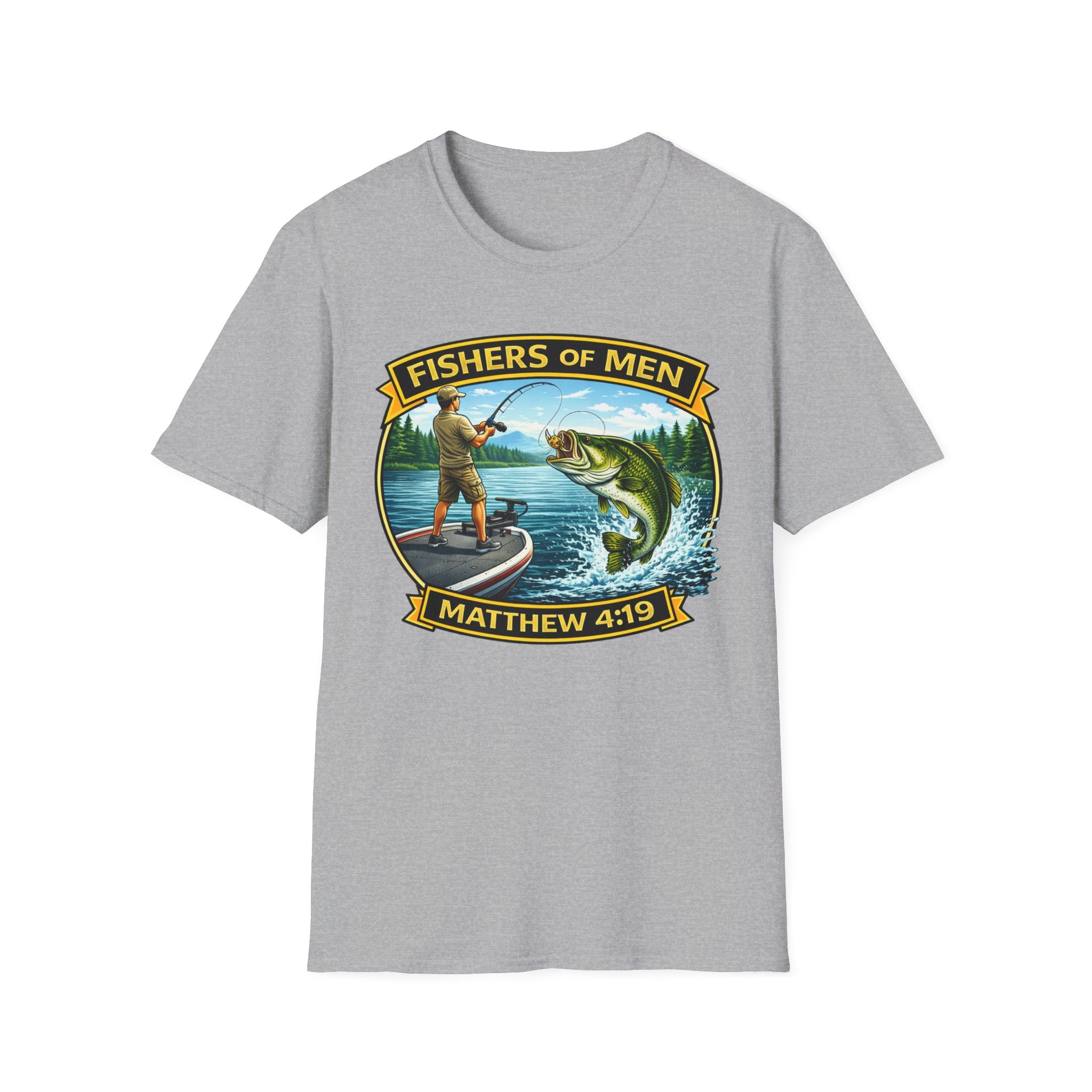 Fishers of Men Bass Fishing T-Shirt