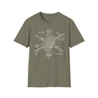Bike Gear Blueprint T-Shirt — Exploded Cassette Diagram Tee