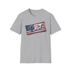 Tilt Rectangle American Flag T-Shirt