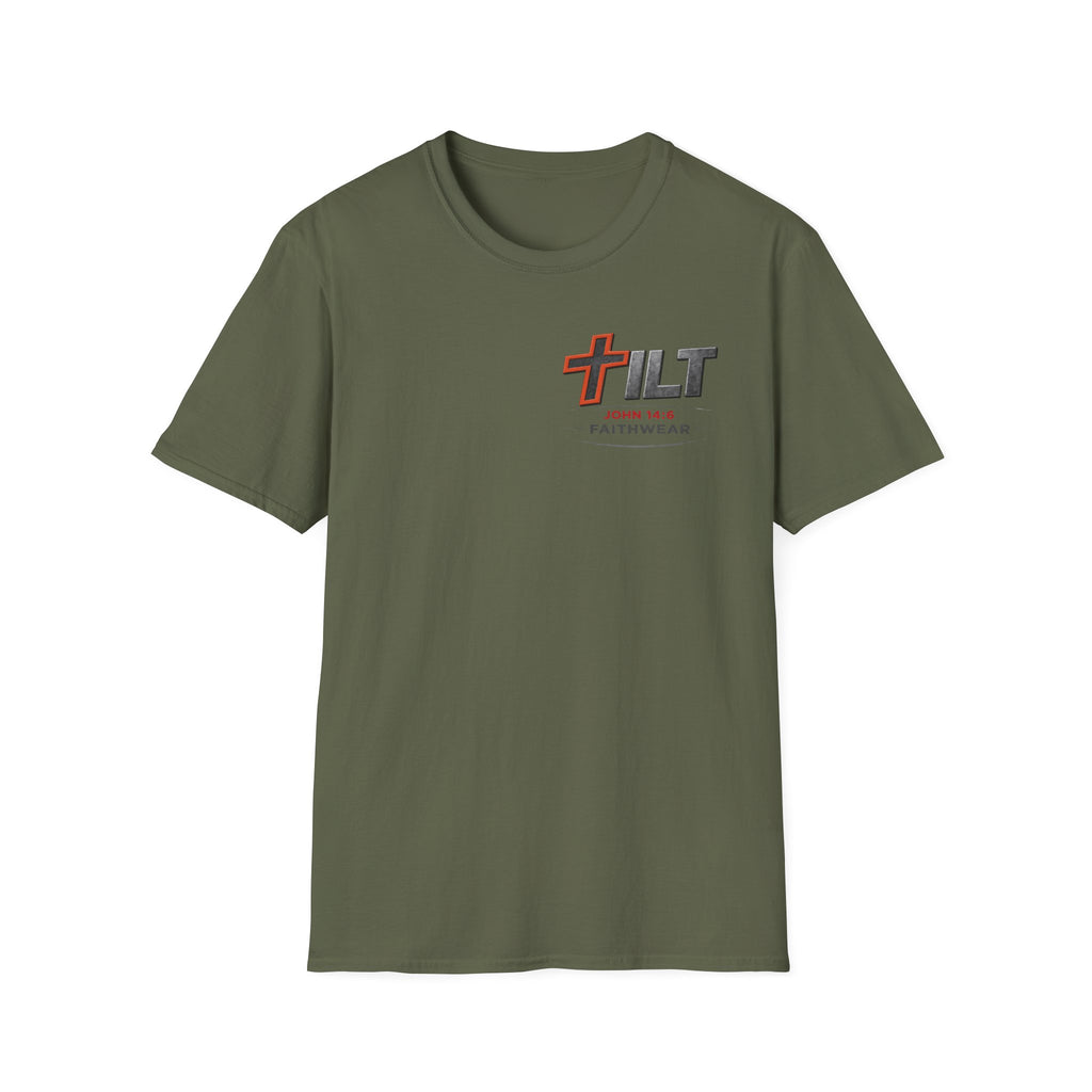 TILT Faithwear T-Shirt — "Walk in The Living Truth" Christian Tee