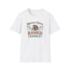 Rooted in Faith, Raised in a Saddle T-Shirt