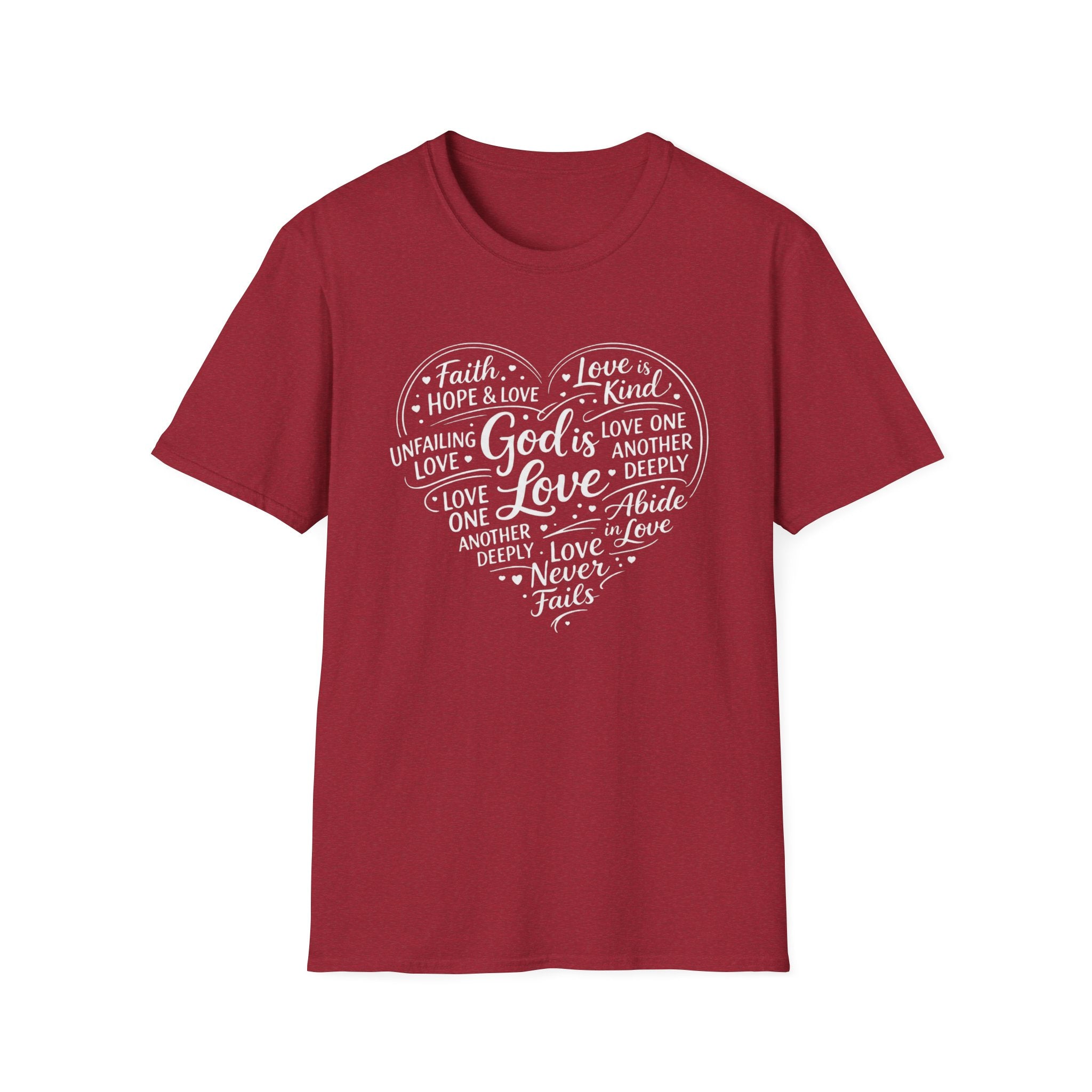 God is Love Heart T-Shirt