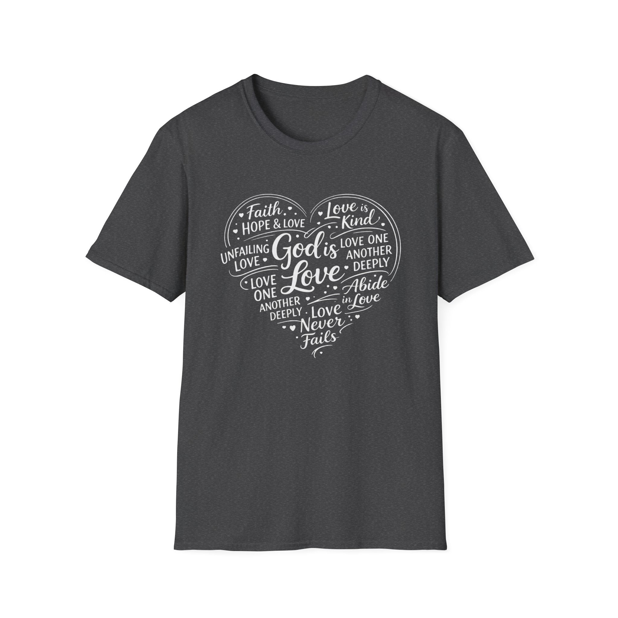 God is Love Heart T-Shirt