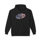 TILT Logo American Flag Midweight Fleece Hoodie