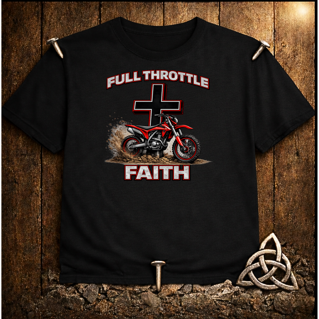 Full Throttle Dirt Bike T-Shirt