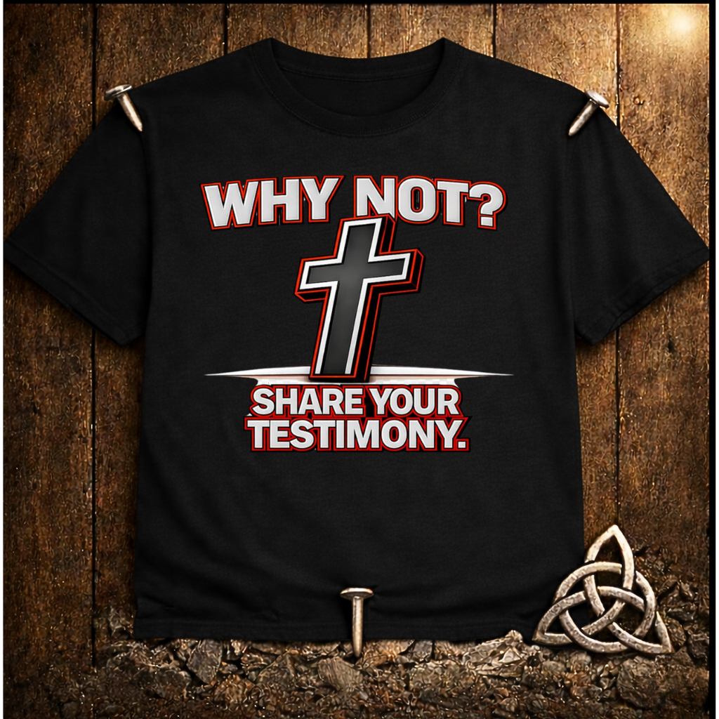 WHY Not Share your Testimony T-Shirt
