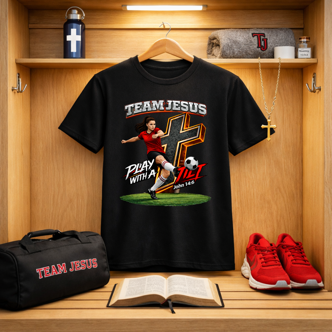 Team Jesus Girls Soccer T-Shirt